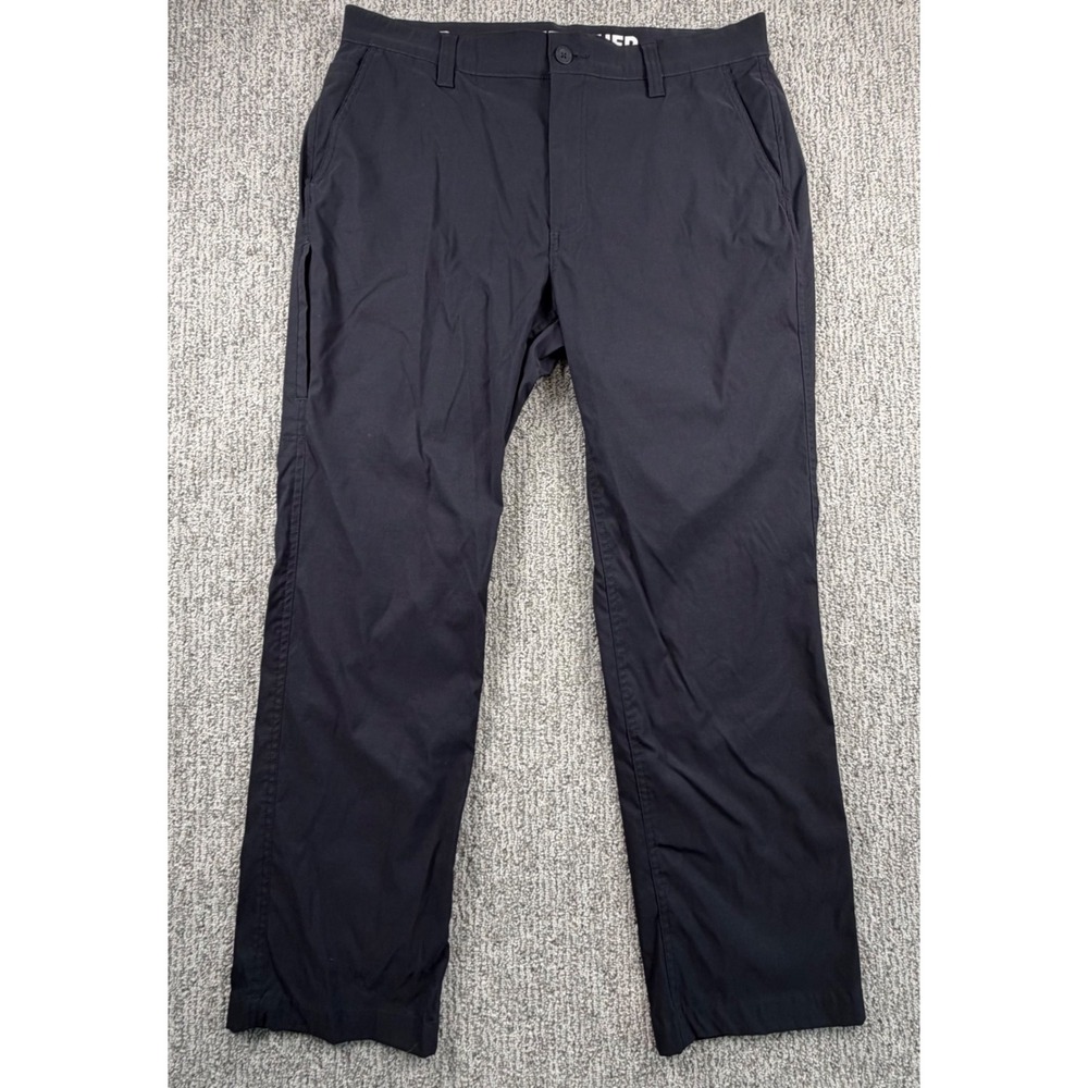 Eddie Bauer Guide Pants Mens 36x30 Black First Ascent Hiking Outdoor Stretch